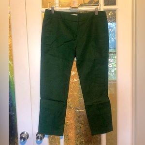 New York & Co green printed cropped  pants 10
